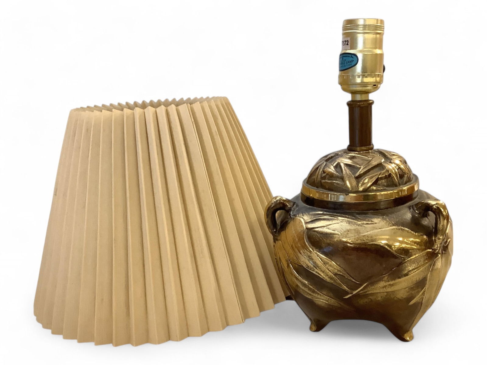 Three Handle Ginger Jar Shaped Lamp (1 of 1)