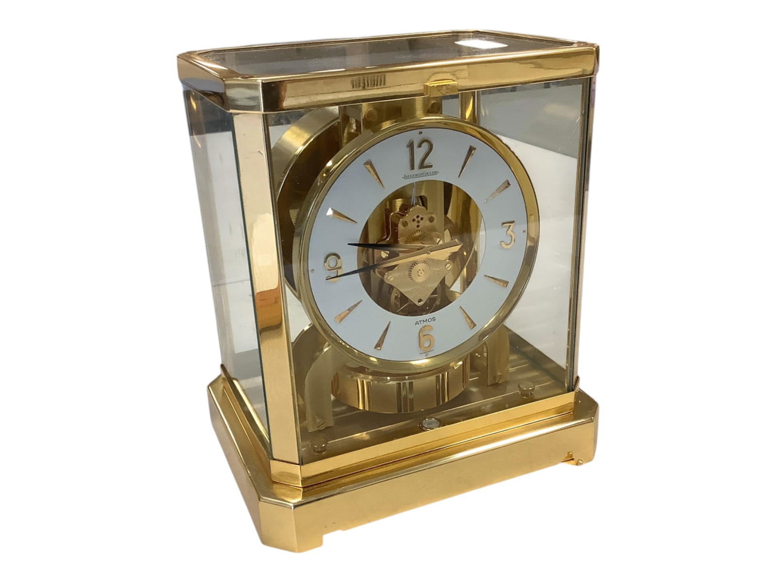 Atmos Jaeger le Coultre Gold Table Clock (1 of 2)