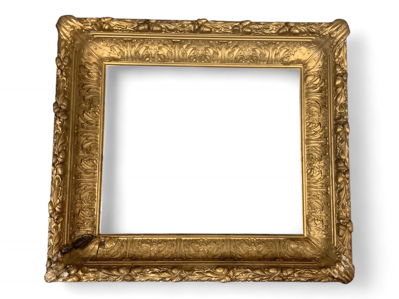 Heavy Gold Frame: Heavy Gold Frame Measures 17" x 19" x 4"