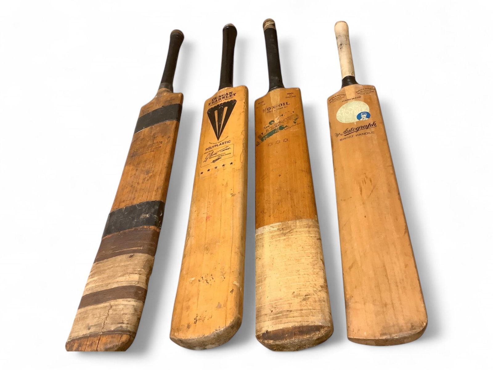 Antique Cricket Bats (4) 33"L (1 of 2)