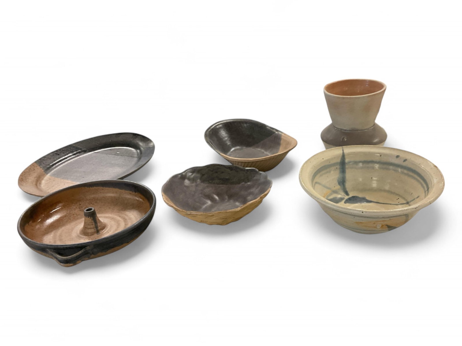 Studio Pottery: Studio Pottery Ranging from 1" to 7" H
