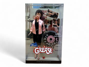 Pink Label Barbie Collector "Grease, Rizzo Race Day" with Musical Doll Stand by Mattel M0681