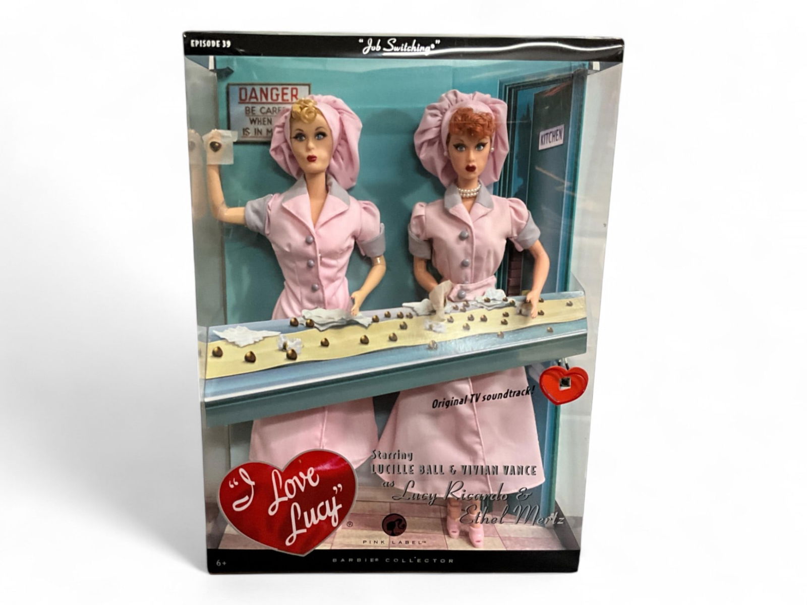 Pink Label Barbie Collector "I Love Lucy: Job Switching, Episode 39" Fashion Doll L9585 (1 of 2)