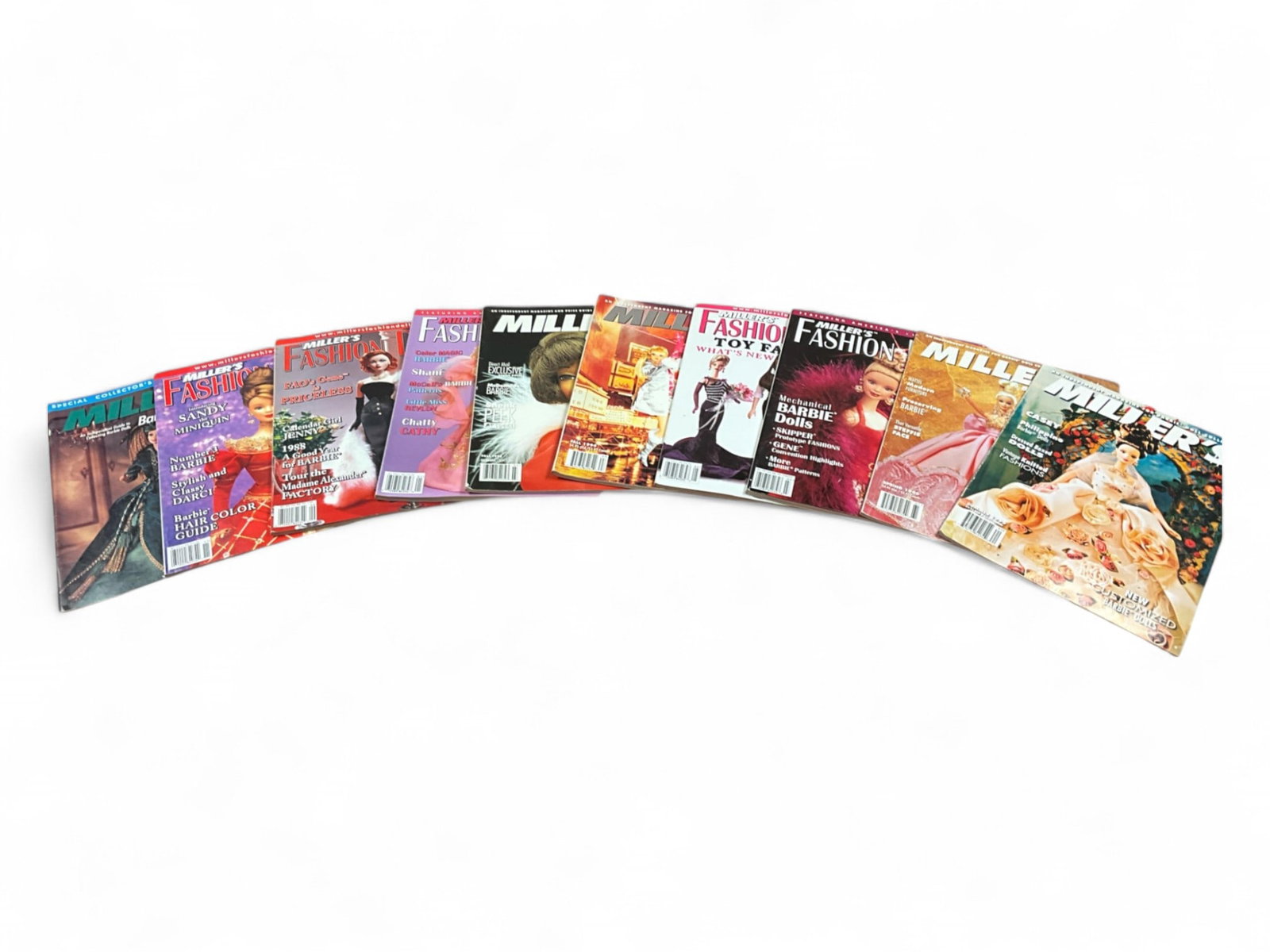 (10) Vintage "Miller's Fashion Doll" Independent Magazines for Barbie Doll Collectors: (10) Vintage "Miller's Fashion Doll" Independent Magazines for Barbie Doll Collectors