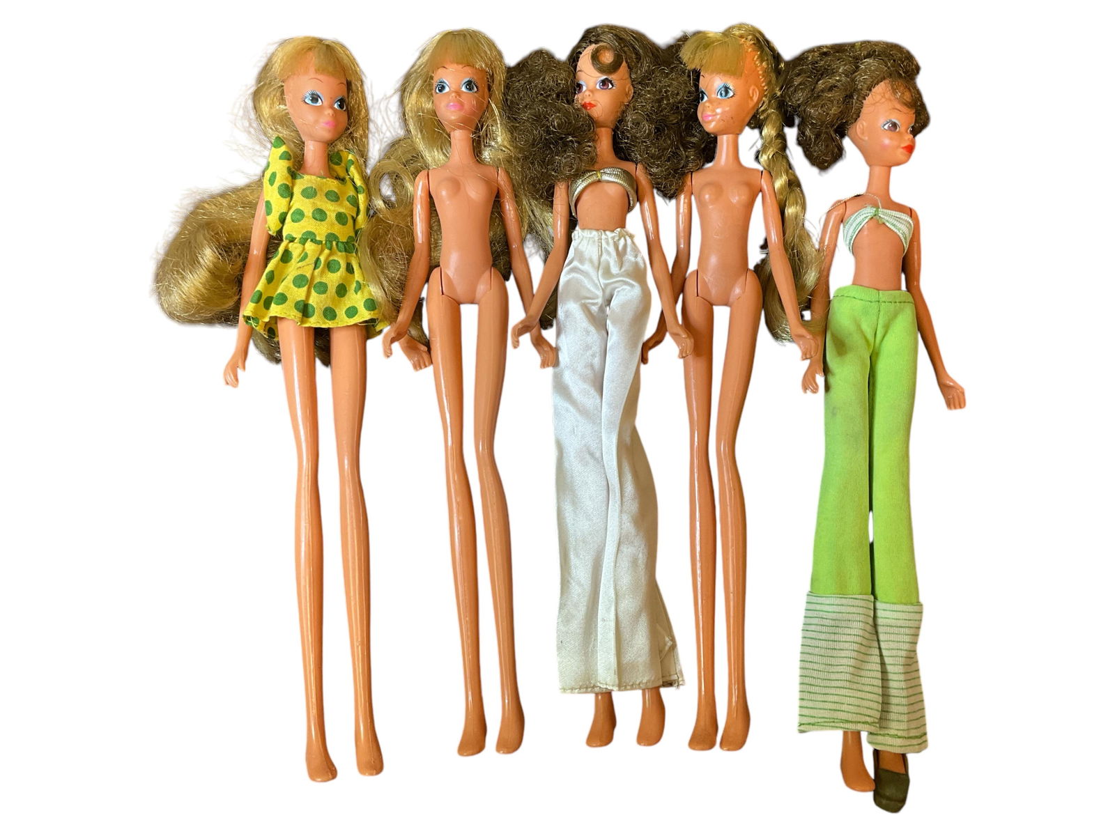 (5) 1972 Leggy Dolls by Hasbro: (5) 1972 Leggy Dolls by Hasbro