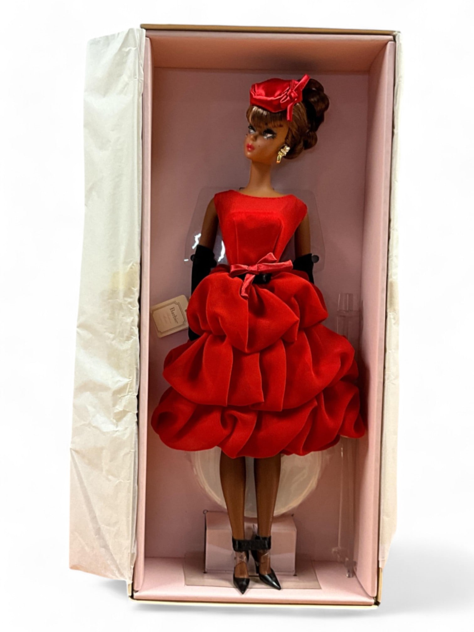 2015 Silkstone "Little Red Dress" AA Barbie Fashion Model, Gold Label Collection CGT26 /9100