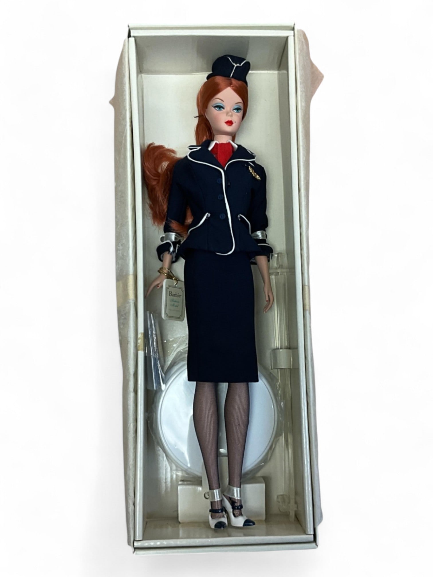 2006 Silkstone "The Stewardess" Barbie Fashion Model, Gold Label Collection J4256 /3900 (1 of 6)
