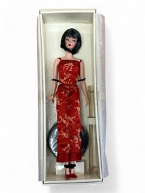 2004 Exclusive Silkstone "Chinoiserie Red Midnight" Gold Label Barbie Fashion Doll, C6259