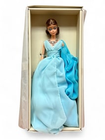 2016 Silkstone Barbie Fashion Model "Blue Chiffon Ball Gown" Gold Label Collection DYX74, /10000