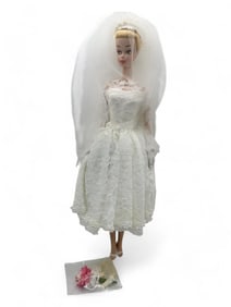 OOAK Silkstone "Wedding Bells 2" Barbie by Julia Originals w/ Signed Photo