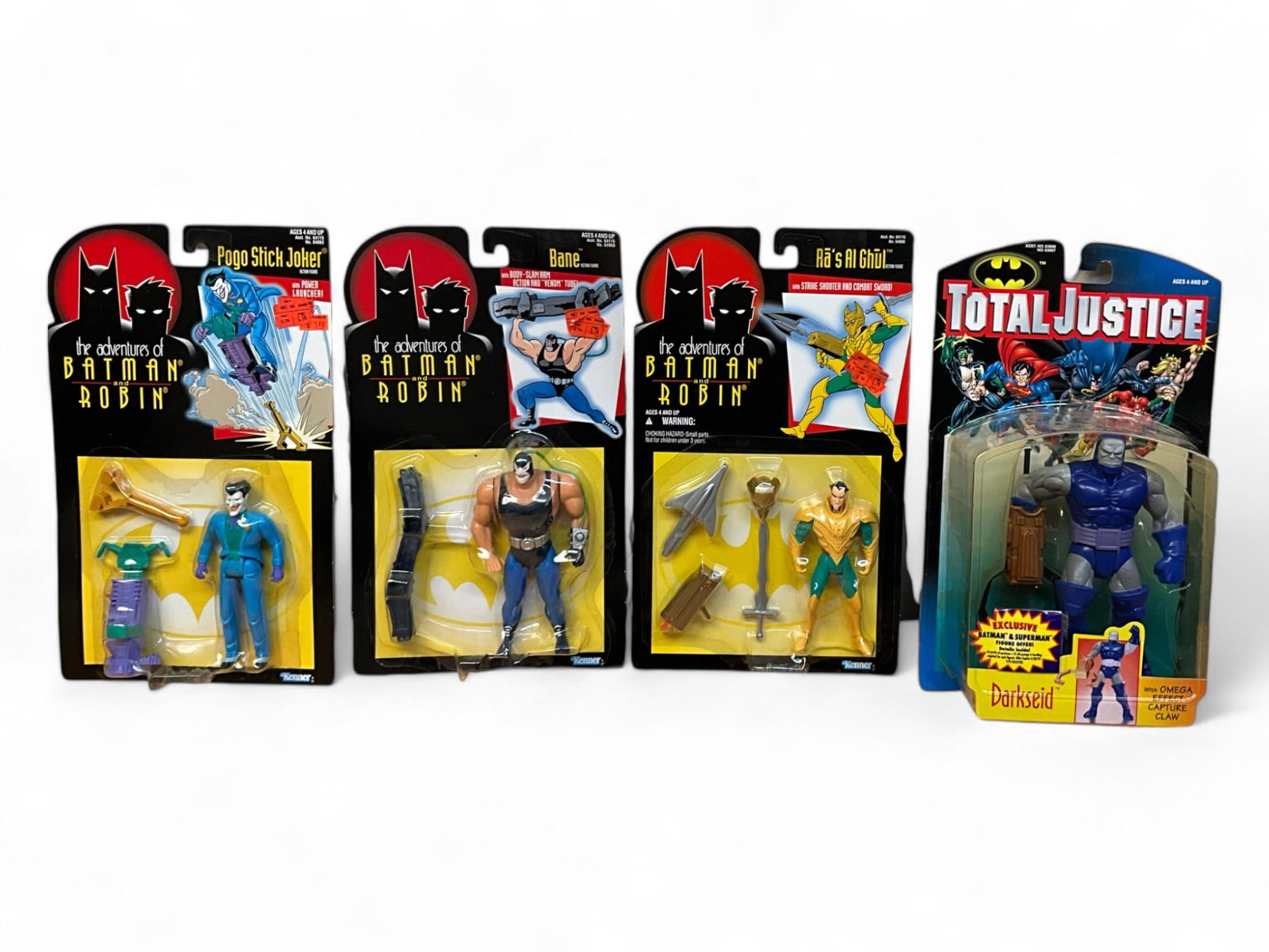 (4) 1995-96 "Batman" Action Figures by Kenner (1 of 2)
