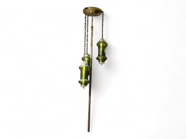 Spring Mounted Floor Lamp