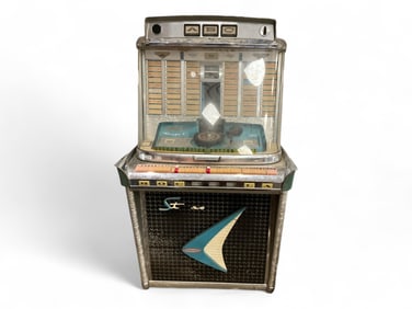 Rock-Ola Tempo II 120 Jukebox 59 x 32 x 27 in. (149.9 x 81.3 x 68.6 cm.)