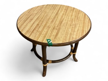 Bamboo Coffee Table 19 x 24 x 24 in. (48.3 x 61 x 61 cm.)