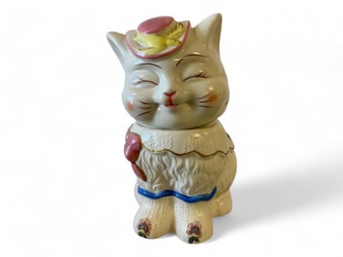 Vintage Shawnee Puss 'n Boots Ceramic Cookie Jar 11.5"H x 8"W