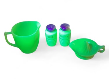 Jeannette Uranium Jadeite Glassware