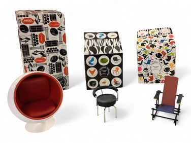 Mid Century Modern Designer Collection Chairs (3)