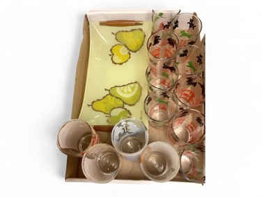 Glassware Featuring Georges Briard and Scottie Dogs (14)