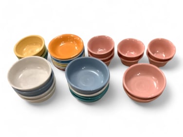 Misc Fiesta Bowls Height range 1.5" to 2.25"