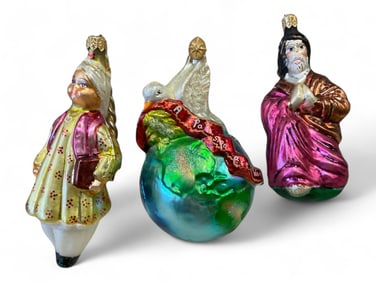Christopher Radko Christmas Ornaments 5" to 6" tall