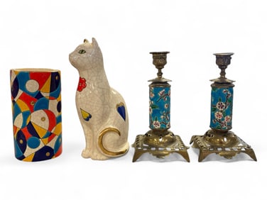 Vintage Longwy Pottery