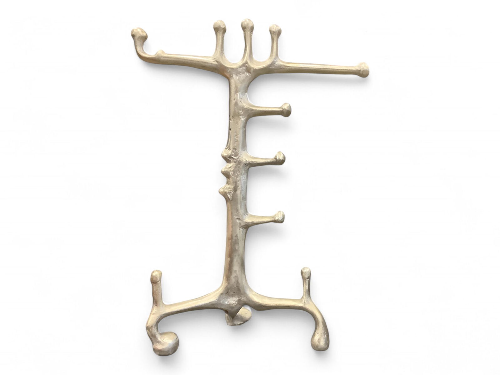 Modernist Free Dorm Aluminum Jewelry Stand by Akron Artist Don Drumm 14.25" tall x 10" wide: Modernist Free Dorm Aluminum Jewelry Stand by Akron Artist Don Drumm14.25" tall x 10" wide