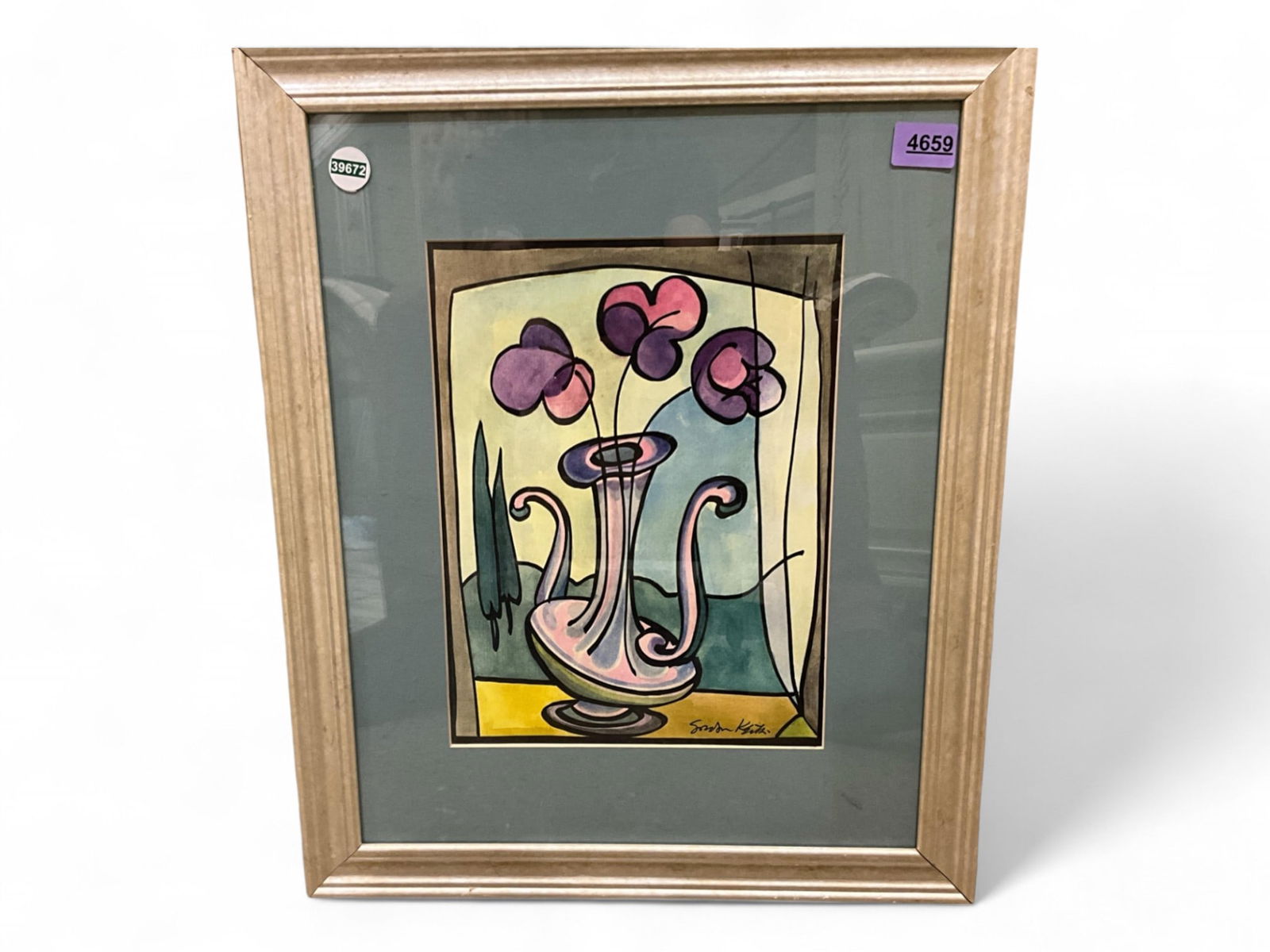 Gordon Keith "Summer Day" Mixed Media Framed Print 23 1/4 x 19 1/4 in. (59.1 x 48.9 cm.) (1 of 5)