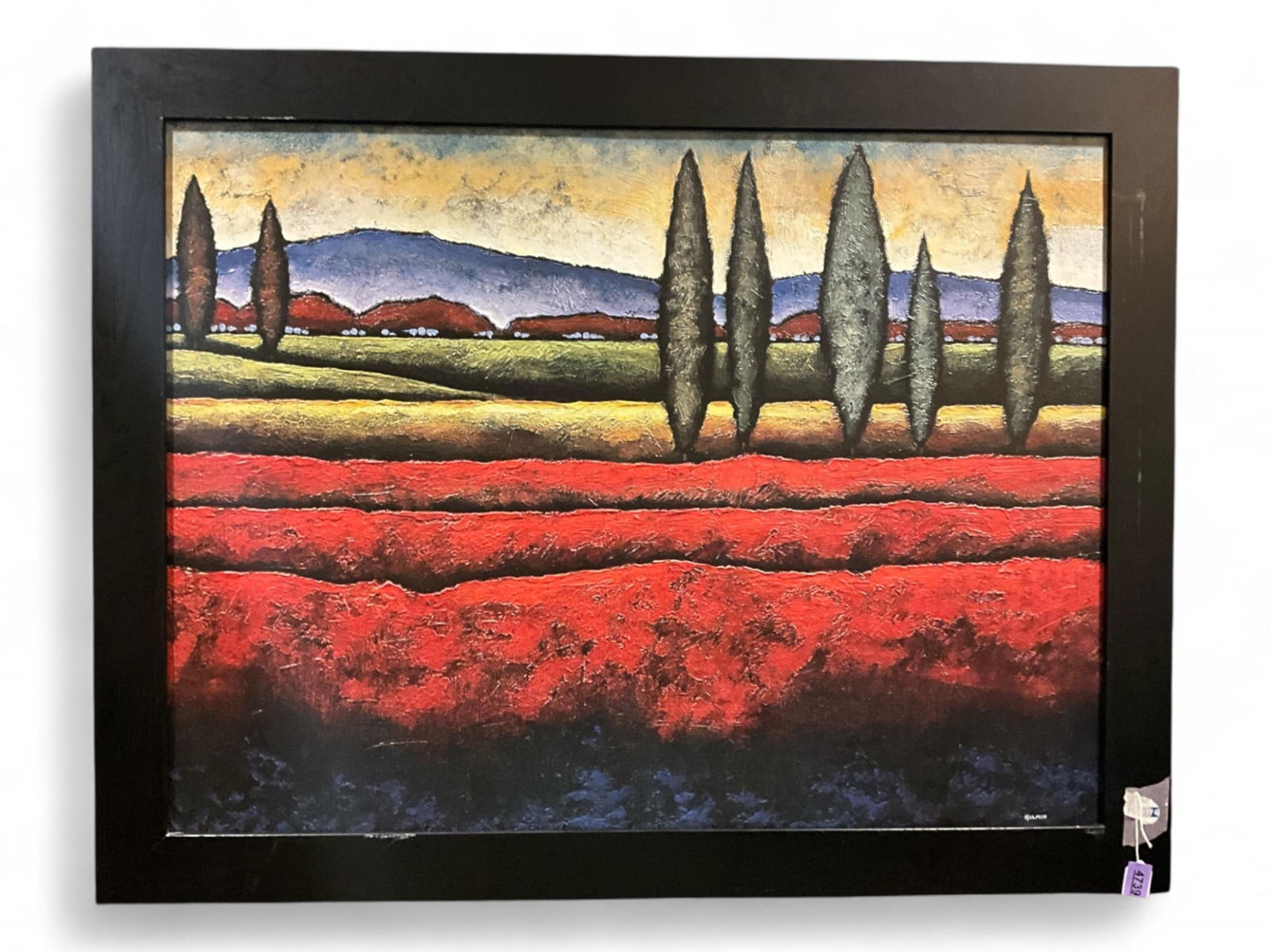 Holman Parody Landscape Print on Canvas 35 1/4 x 45 1/2 in. (89.5 x 115.6 cm.) (1 of 3)