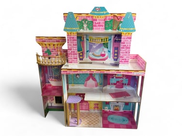 KidKraft Princess Party Castle 52 1/4 x 44 x 12 in. (132.7 x 111.8 x 30.5 cm.)