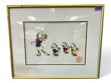 Walt Disney "Mr. Duck Steps Out" LE Serigraph Cel w/ COA 17 1/4 x 21 1/2 in. (43.8 x 54.6 cm.)