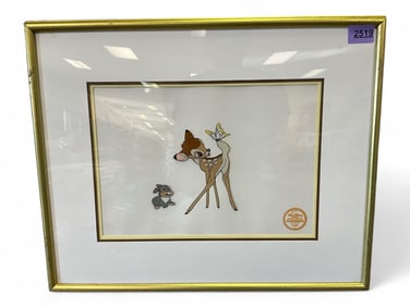Walt Disney "Bambi" LE Serigraph Cel w/ COA 17 1/4 x 21 1/2 in. (43.8 x 54.6 cm.)