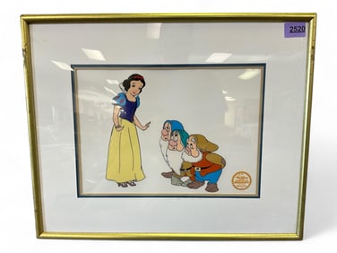 Walt Disney "Snow White" LE Serigraph Cel w/ COA 17 1/4 x 21 1/2 in. (43.8 x 54.6 cm.)
