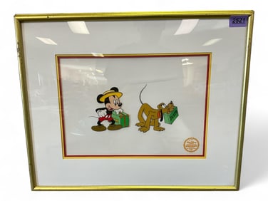 Walt Disney "Mr. Mouse Takes a Trip" LE Serigraph Cel w/ COA 17 1/4 x 21 1/2 in. (43.8 x 54.6 cm.)