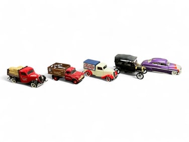 (5) Die-Cast Metal Vehicles including ERTL
