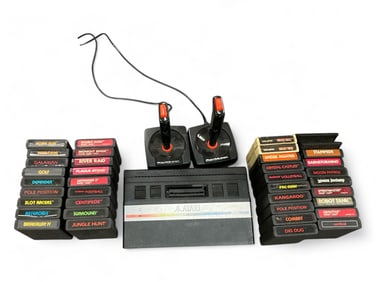 Atari 2600 Game System w/ Games