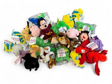 (24) Disney Store Mini Bean Bag Plush