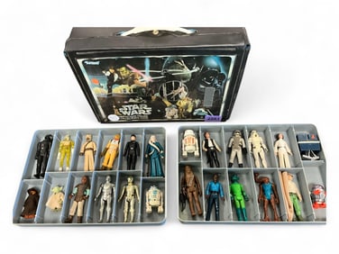Star Wars Mini-Action Figure Collector's Case w/ 1977-1982 Action Figures