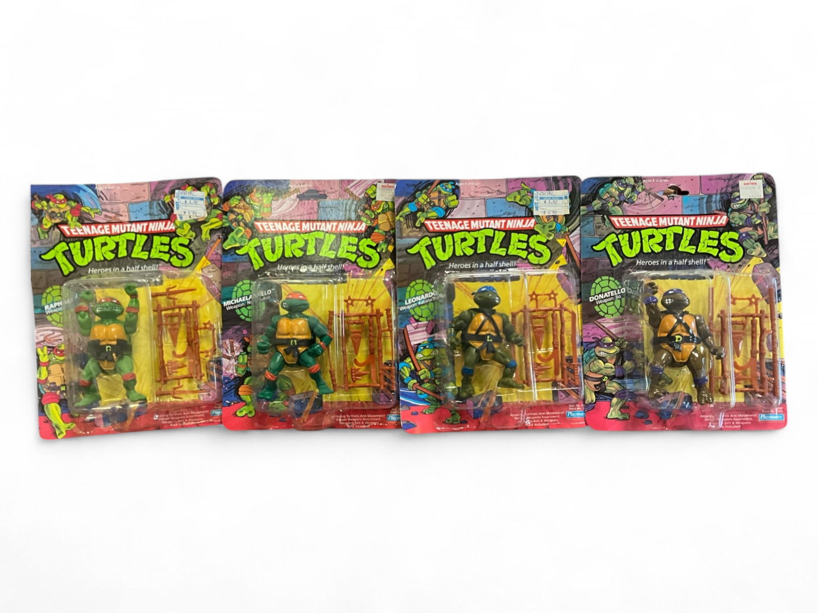 (4) 1988 Teenage Mutant Ninja Turtles Action Figures by Playmates (1 of 6)