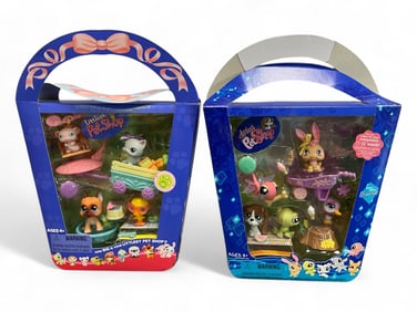 (2) Littlest Pet Shop Playsets by Hasbro