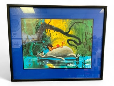 Disney Store Exclusive Commemorative "Jungle Book" Lithograph 11 1/2 x 14 1/2 in. (29.2 x 36.8 cm.)