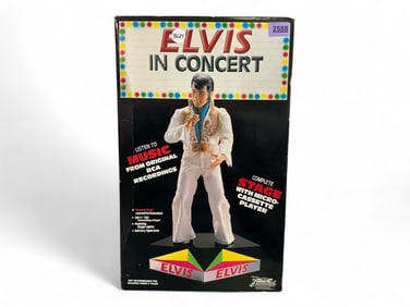 Elvis in Concert Complete Stage w/ Micro-Cassette Player