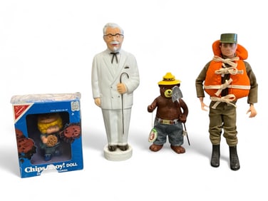 (4) VTG GI Joe and Advertising Characters