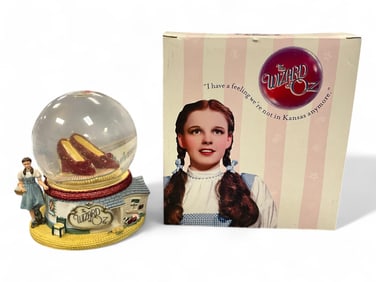The Wizard of Oz "Ruby Slippers Waterglobe" by Turner Entertainment 56-39068-8, in Original Box