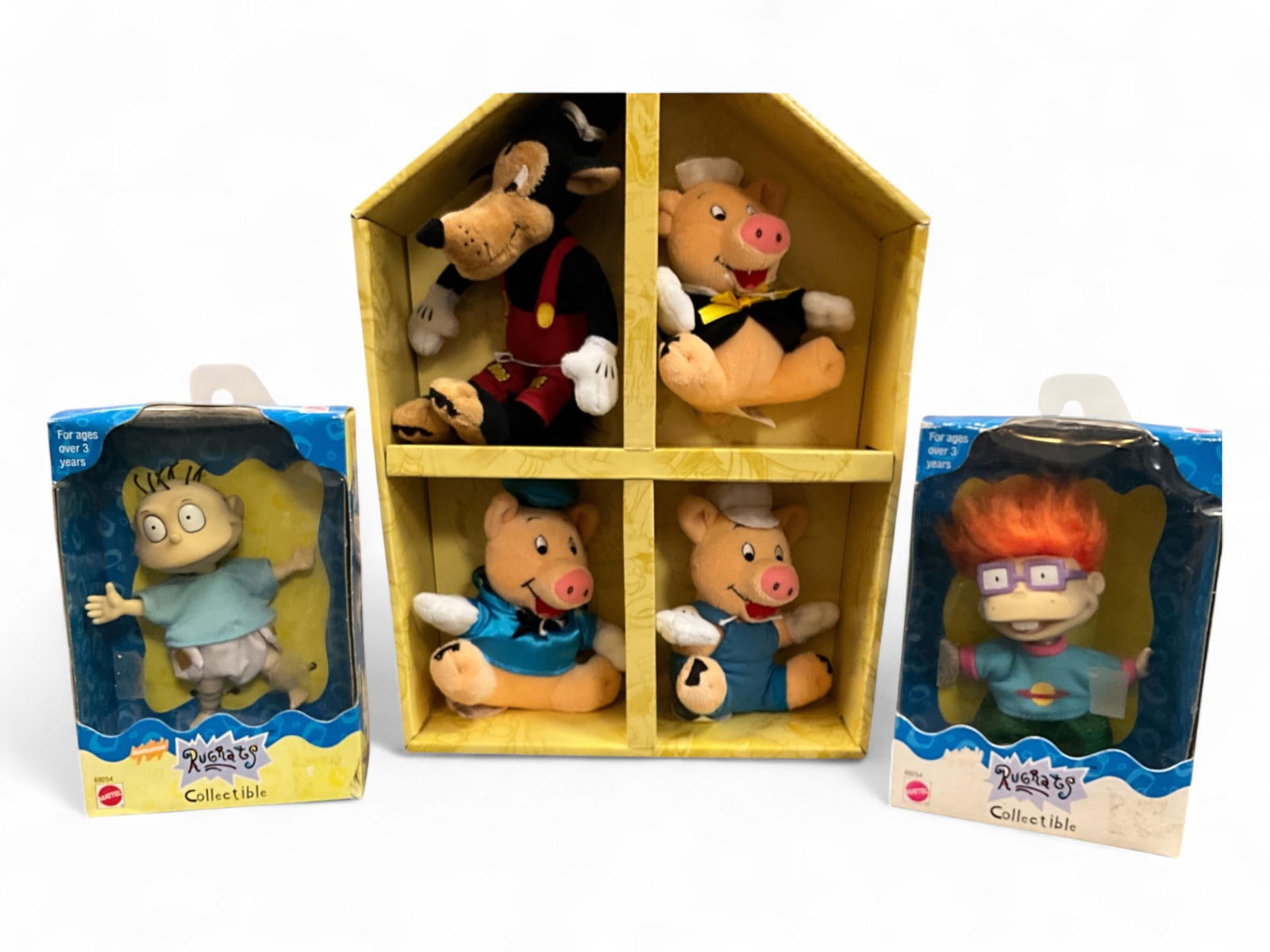 (3) Rugrats Collectibles by Mattel & Disney Store Studio Collection "Three Little Pigs" Plush (1 of 4)