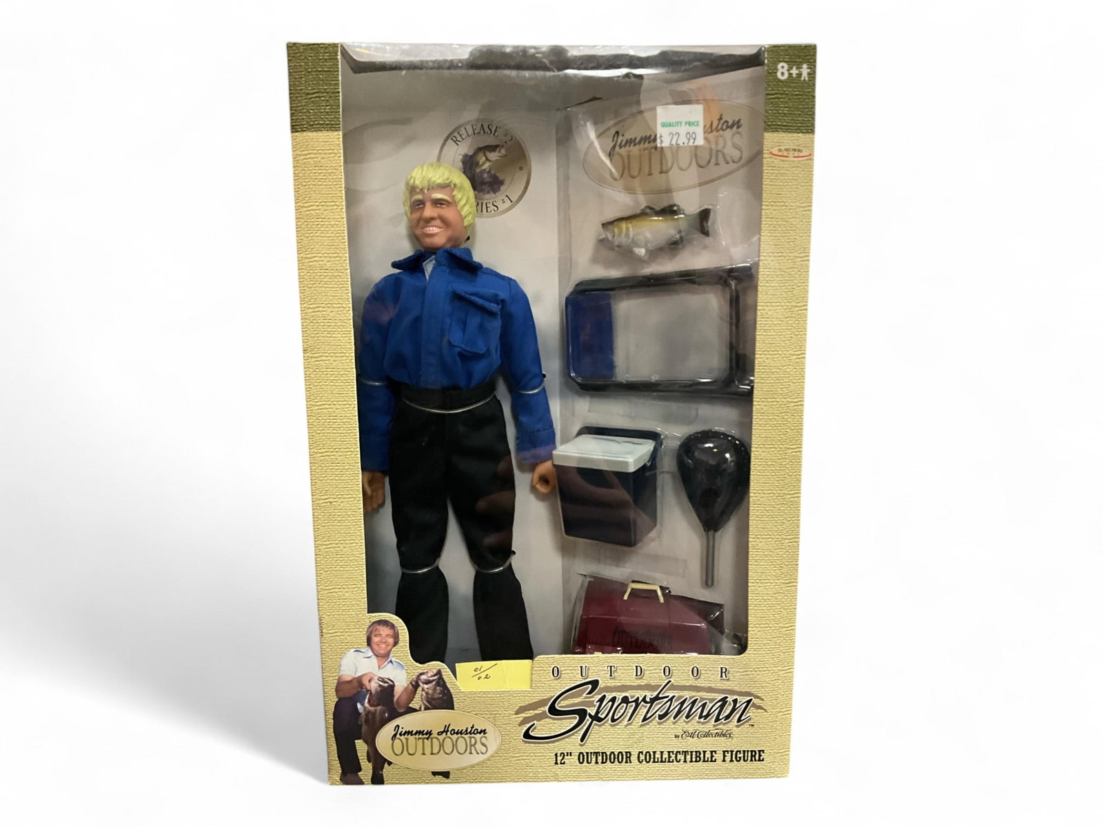 Outdoor Sportsman "Jimmy Houston" 12" Outdoor Collectible Figure by ERTL: Outdoor Sportsman "Jimmy Houston" 12" Outdoor Collectible Figure by ERTL