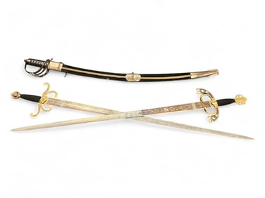 (3) Replica 42" Swords