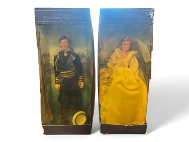 (2) Royalty Fashion Dolls, "His Royal Highness Prince Charles, Prince of Wales" and "Her Royal