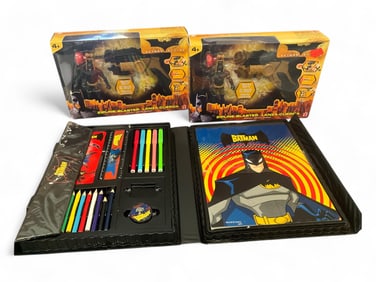 (3) Batman Begins Zipline Blasters by Mattel H2851 & Activity Set