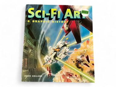 Sci-Fi Art "A Graphic History" Softcover Book by Steve Holland