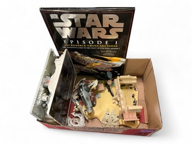 (3) Star Wars Micro Machines Action Fleet Sets, including Star Wars Episode I Hardback Book